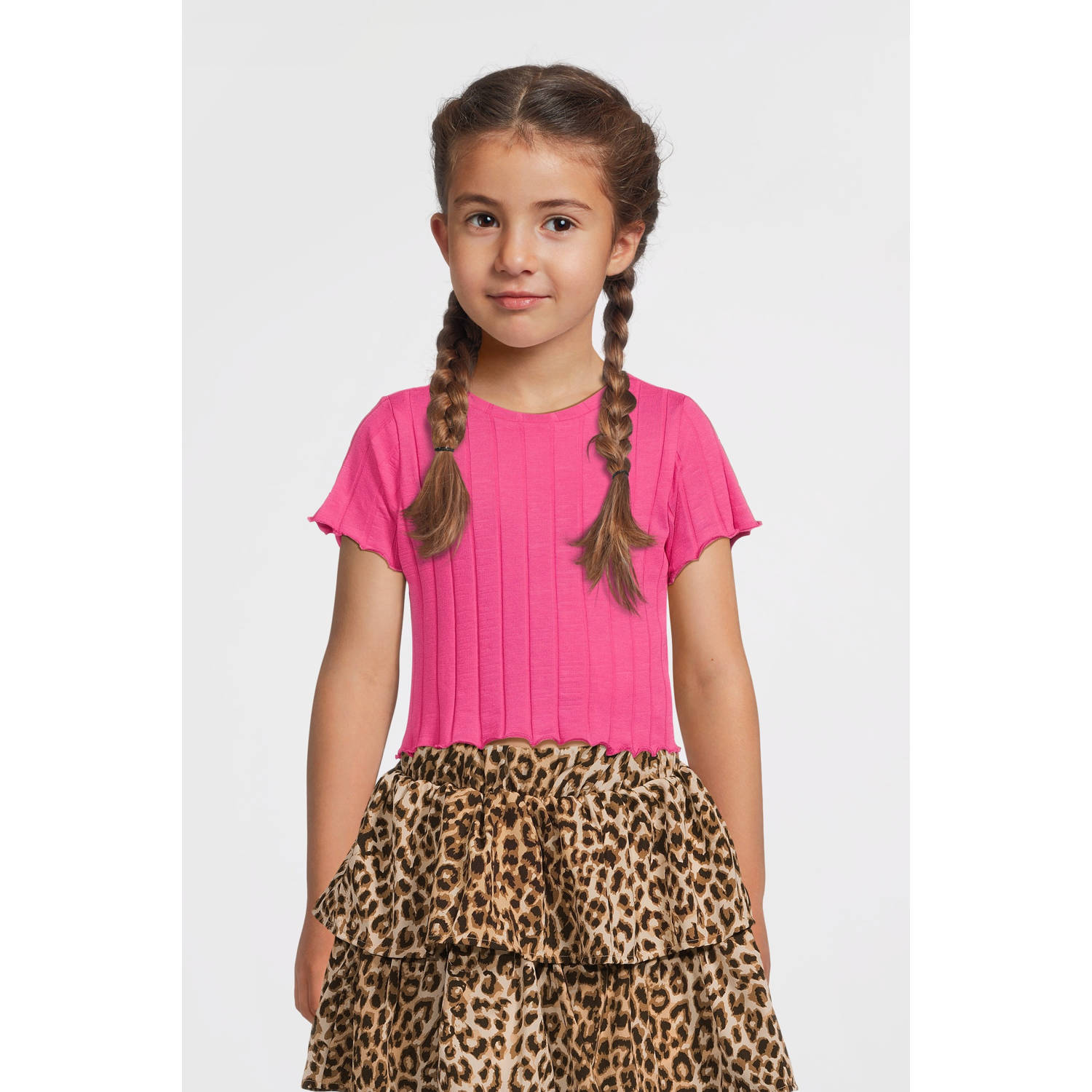 Name It T-shirt NKFNORALINA SS CROP TOP NOOS