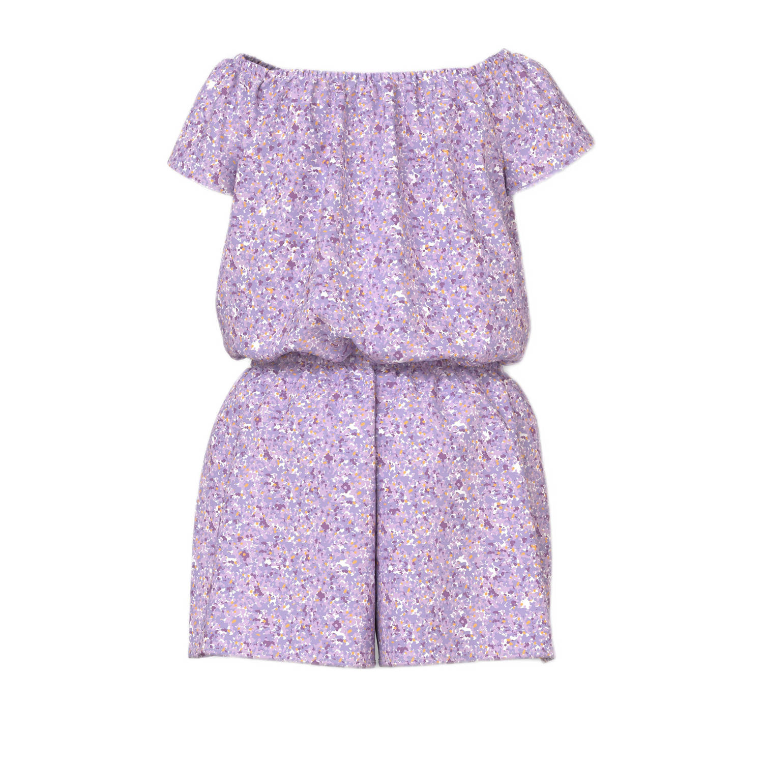 NAME IT KIDS playsuit lila wit