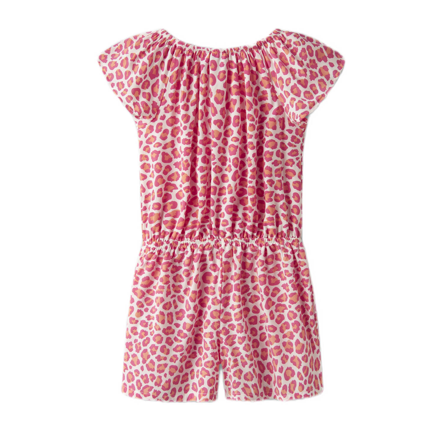 NAME IT KIDS playsuit roze oranje wit