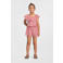 NAME IT KIDS playsuit roze/oranje/wit