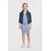 NAME IT KIDS zomerjurk gebreid lichtblauw
