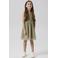 NAME IT KIDS midi jurk zachtgroen