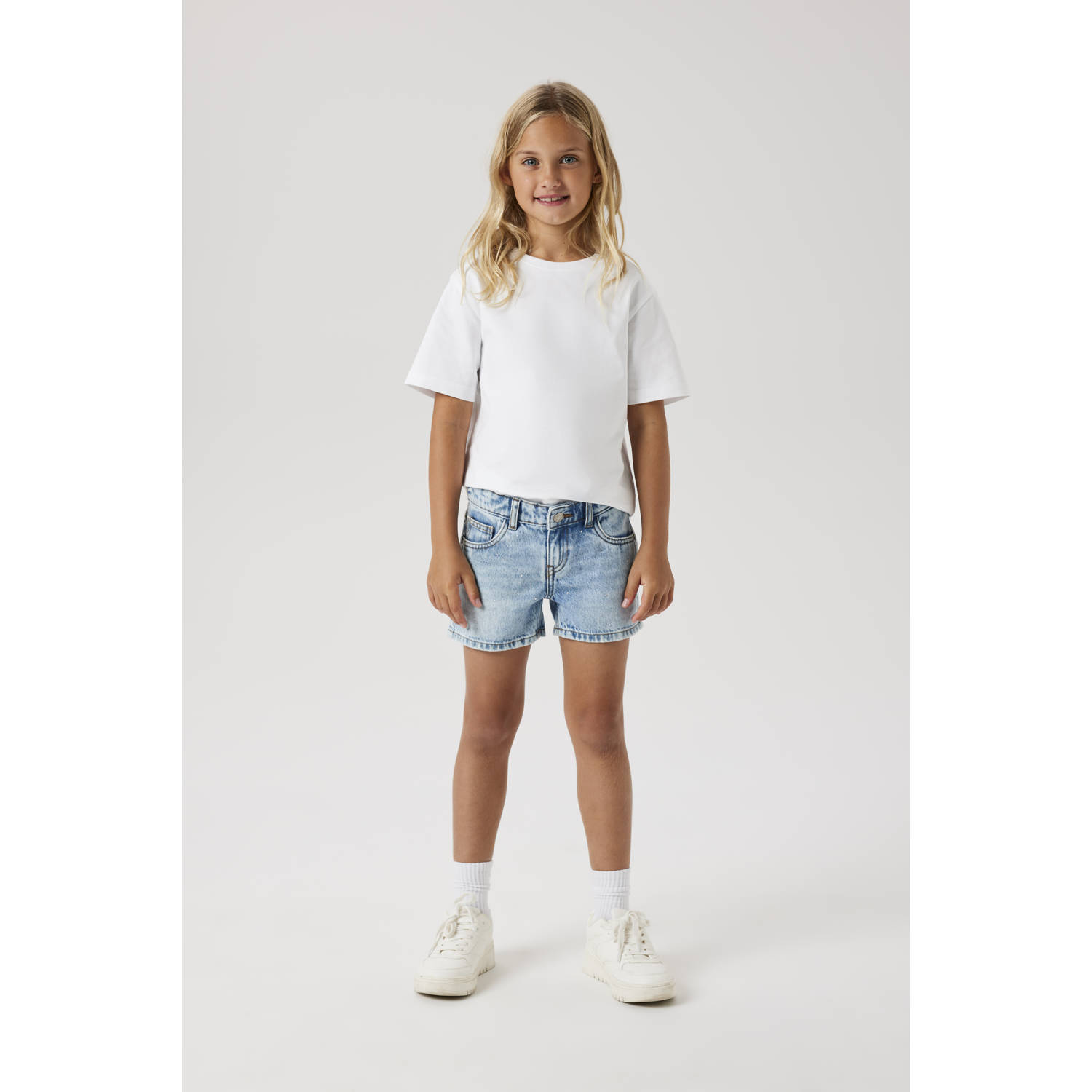 NAME IT KIDS denim short medium blue denim