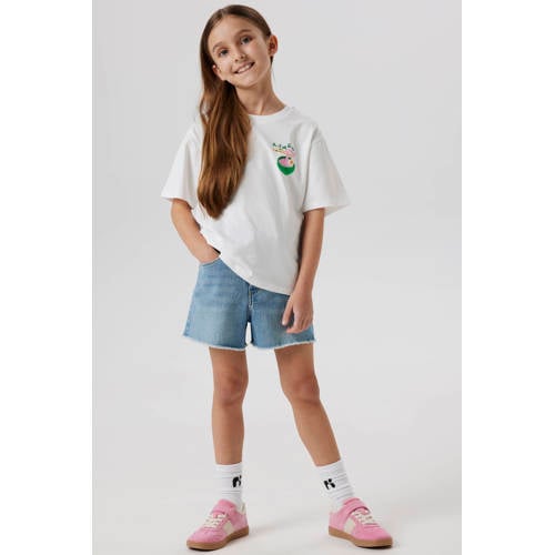 NAME IT KIDS mom denim short medium blue denim afbeelding
