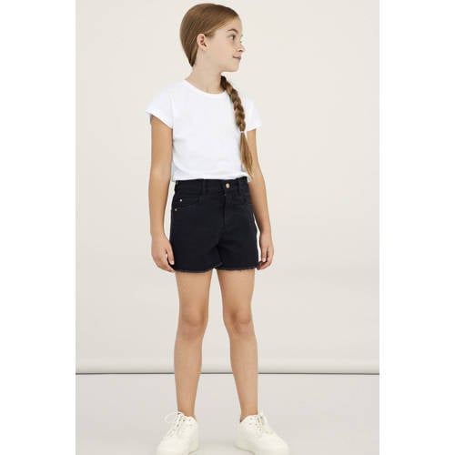 NAME IT KIDS mom denim short black denim afbeelding