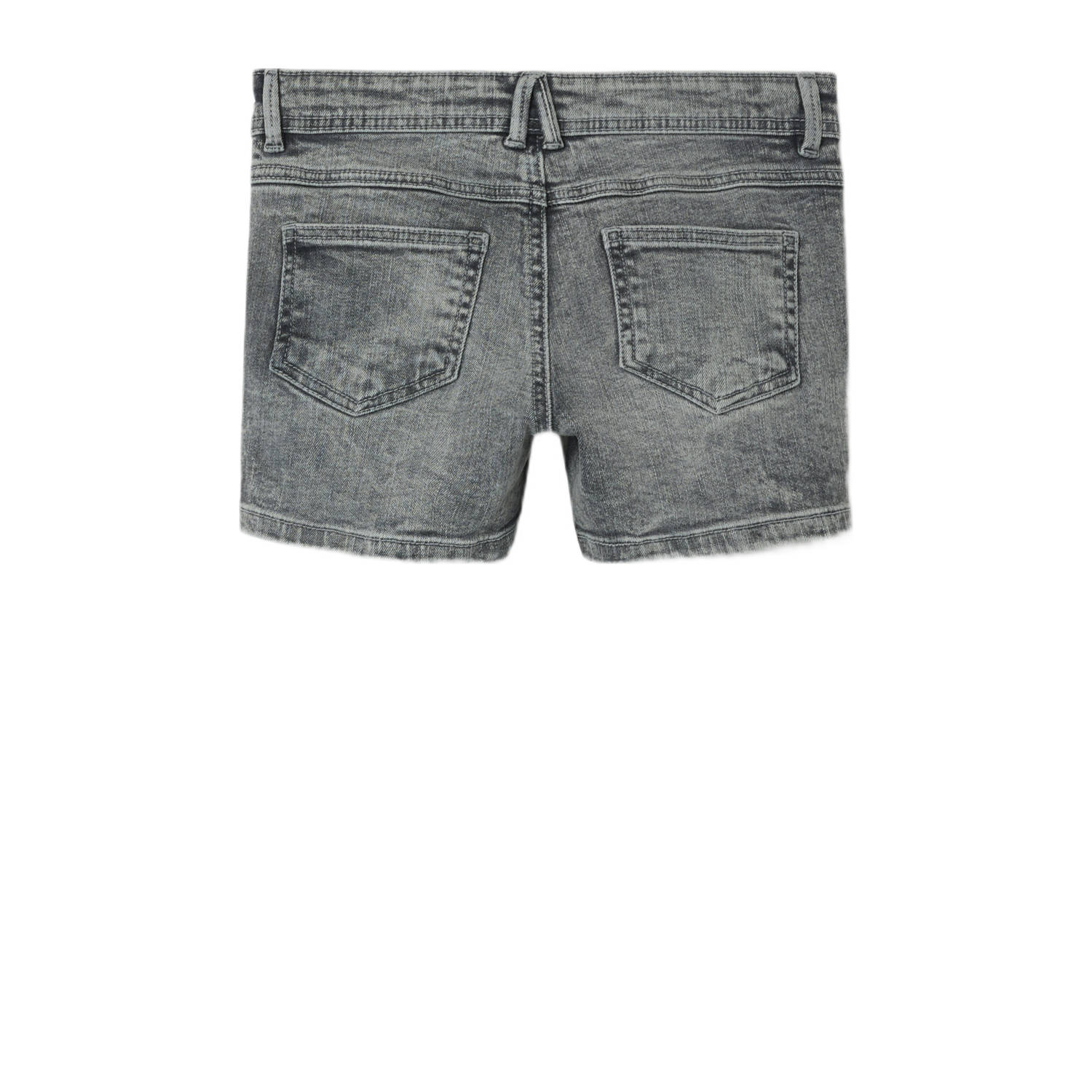 NAME IT KIDS slim denim short grey denim