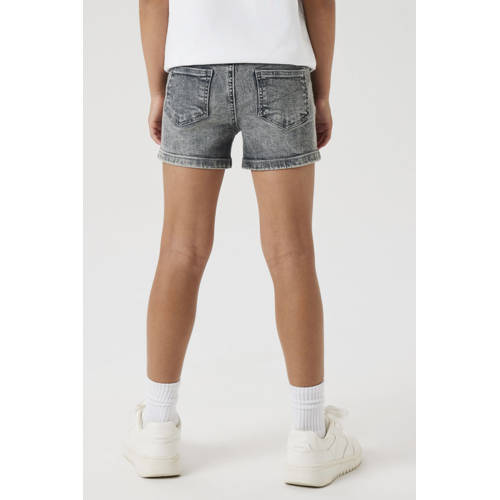 NAME IT KIDS slim denim short grey denim afbeelding