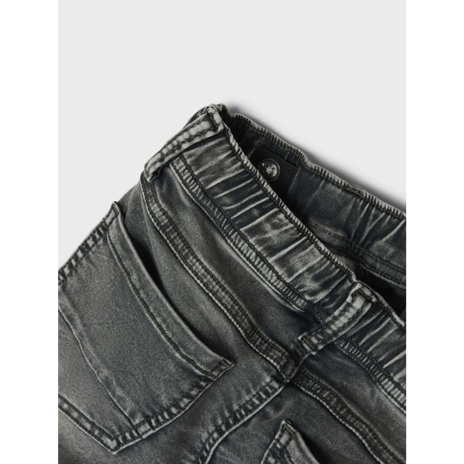 NAME IT KIDS regular denim short grey denim