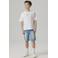 NAME IT KIDS regular denim short light blue denim