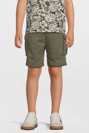 sweatshort olijfgroen