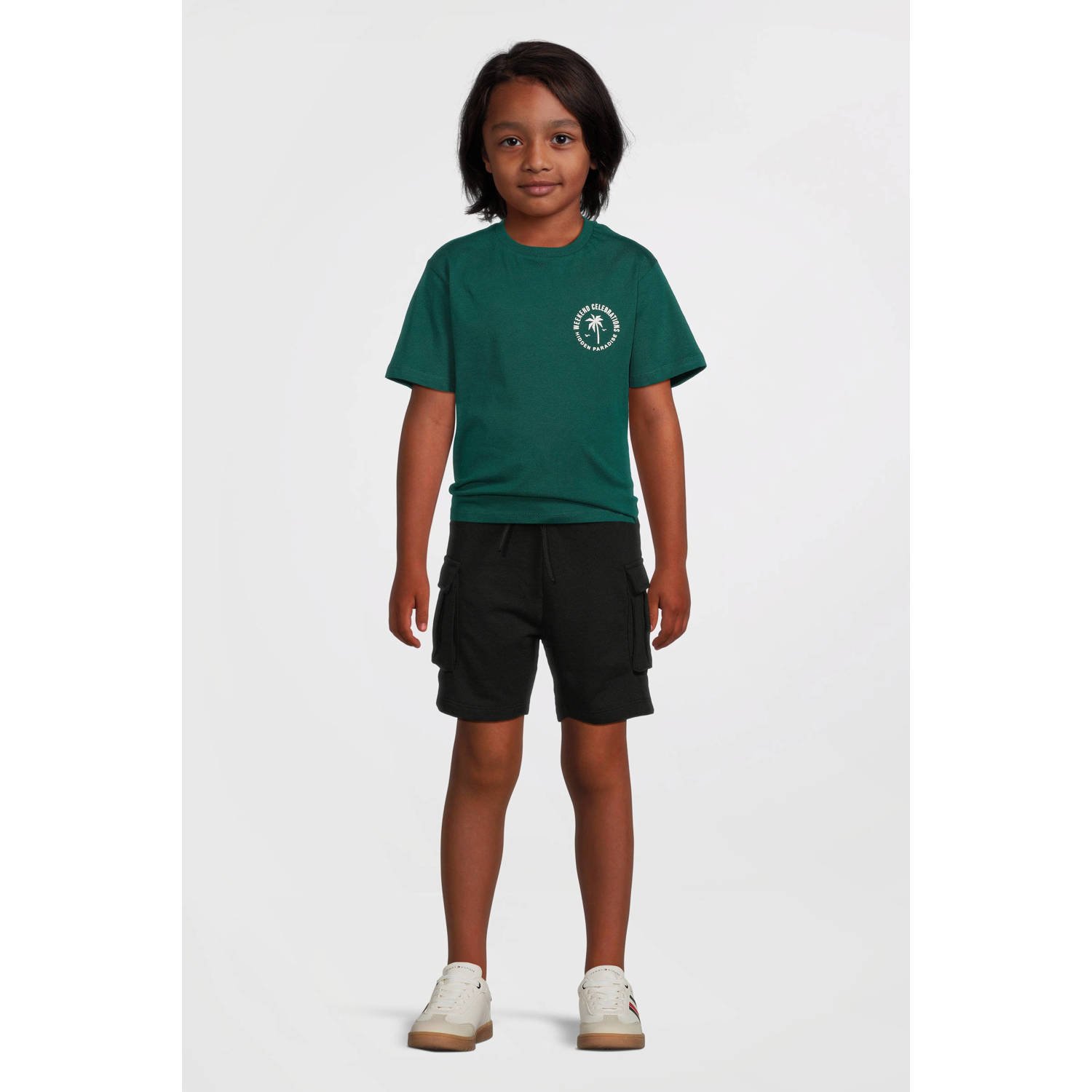 NAME IT KIDS sweatshort zwart