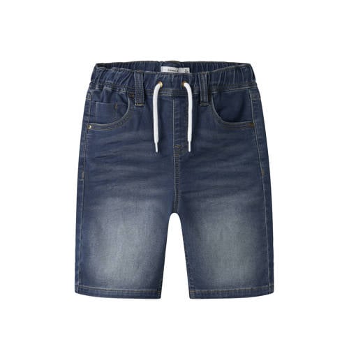 NAME IT KIDS regular denim short dark blue denim afbeelding