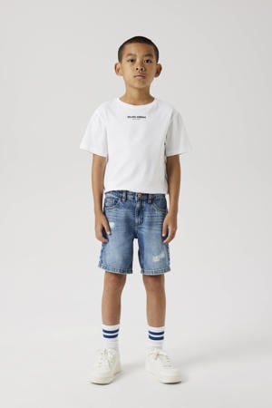 loose denim short