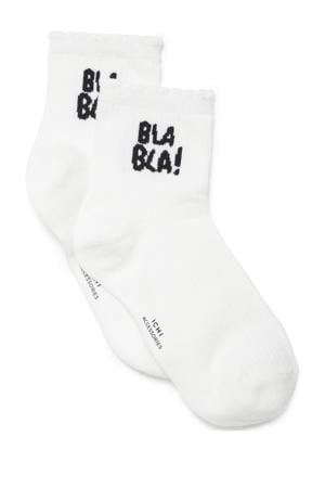 sokken IABIANCA wit/zwart