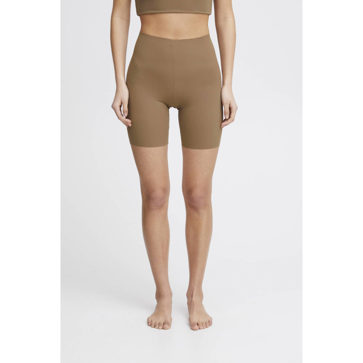 ICHI cycling short IASIV lichtbruin