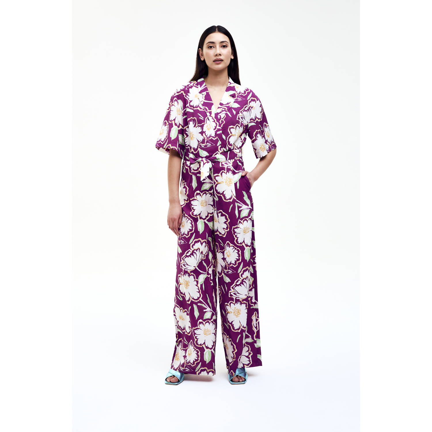 CKS regular jumpsuit paars