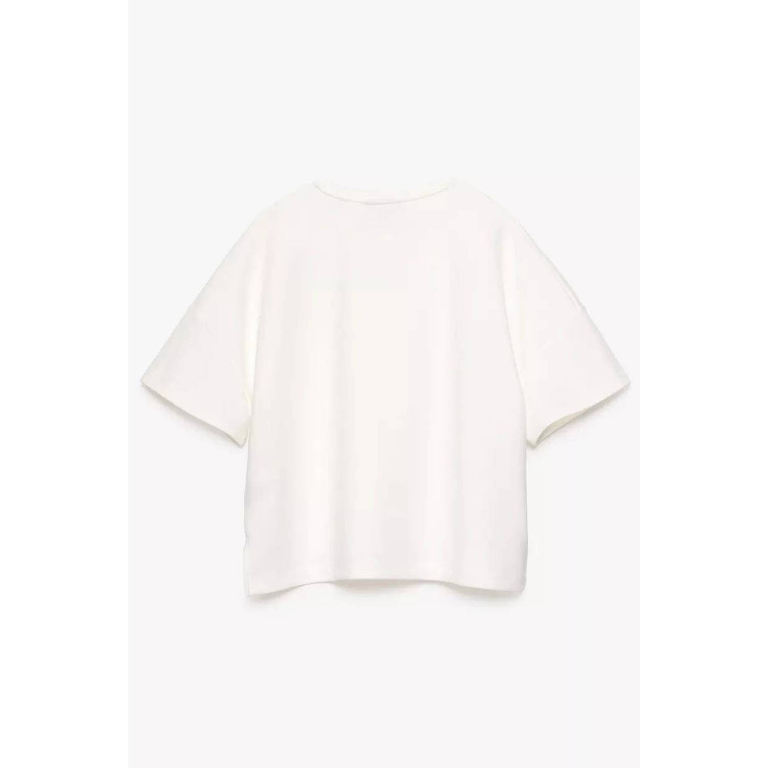 CKS T-shirt met pailletten wit