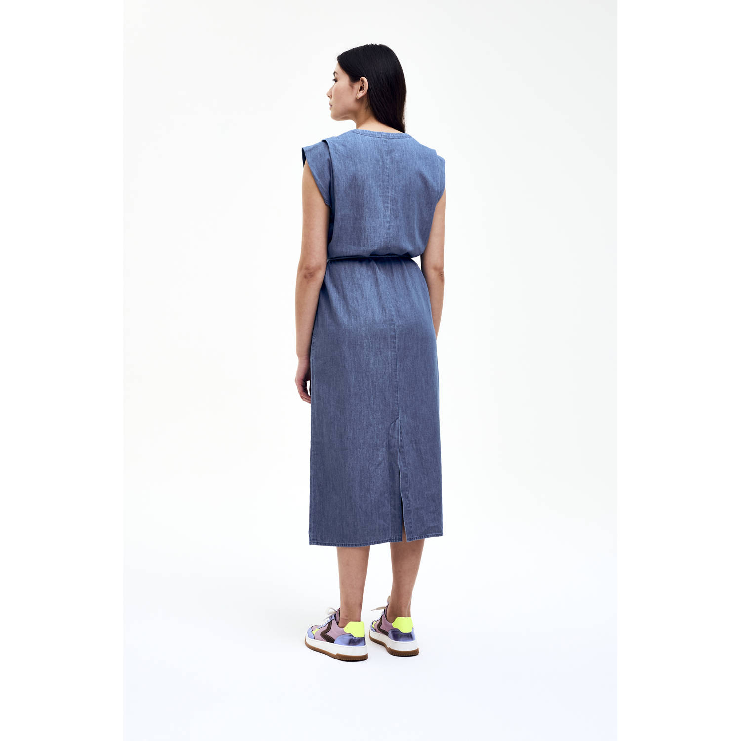CKS denim blousejurk medium blue denim