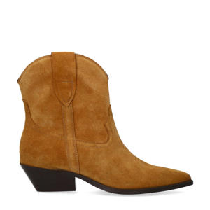 suède cowboylaarzen cognac