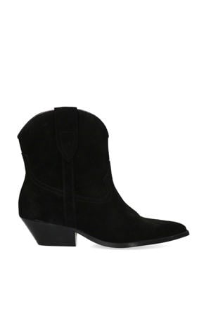 suède cowboylaarzen zwart