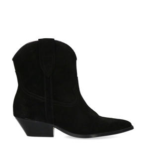 suède cowboylaarzen zwart