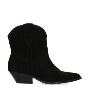 suède cowboylaarzen zwart