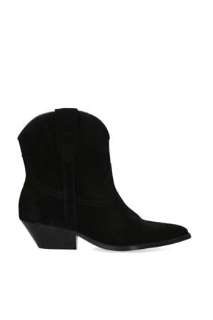 suède cowboylaarzen zwart