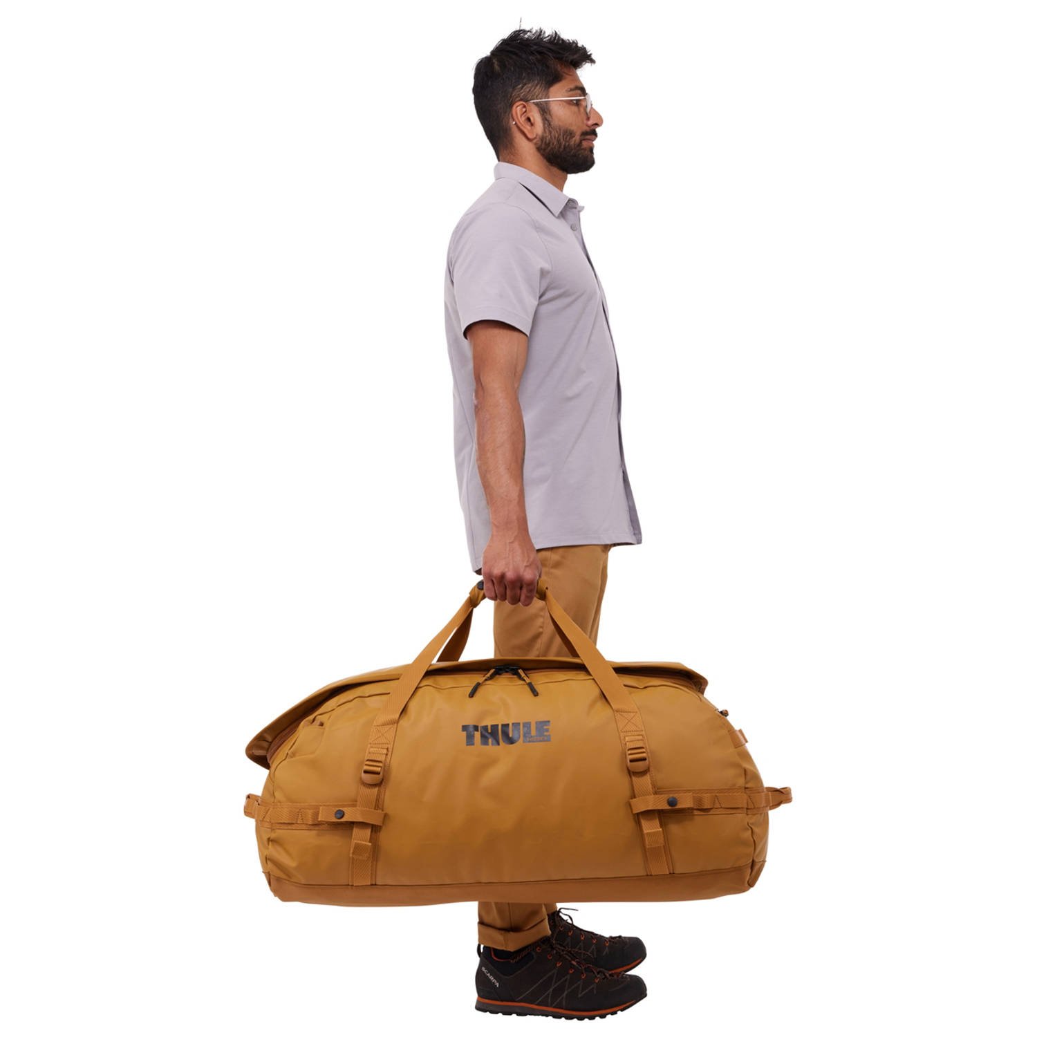 Thule reistas Chasm 90L okergeel