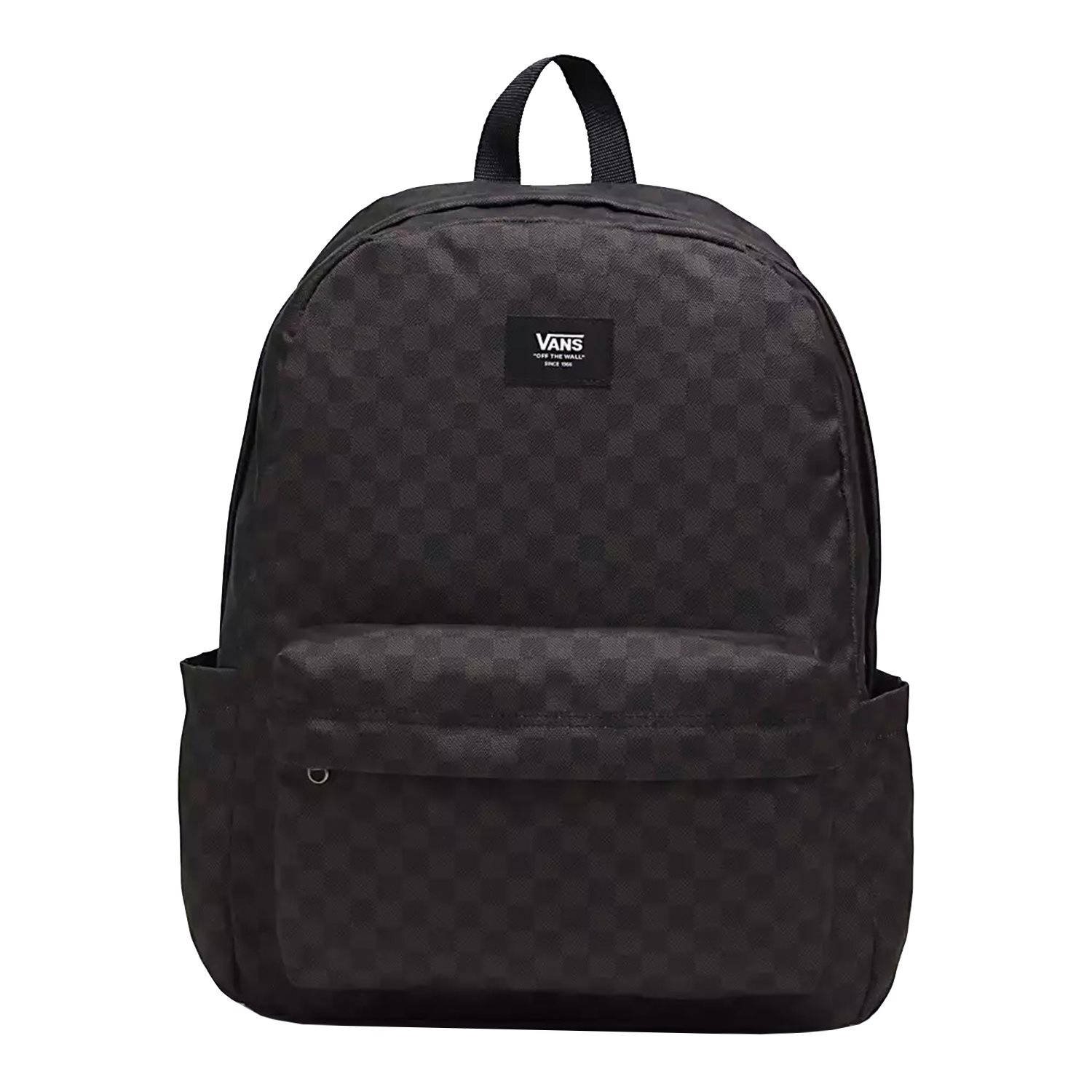 Vans Stijlvolle Check Rugzak voor Mannen Black Heren