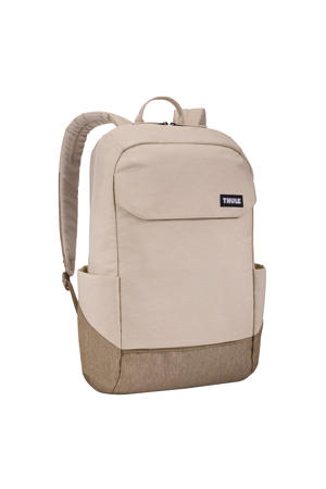  15.6 inch laptop rugzak Lithos 20L beige