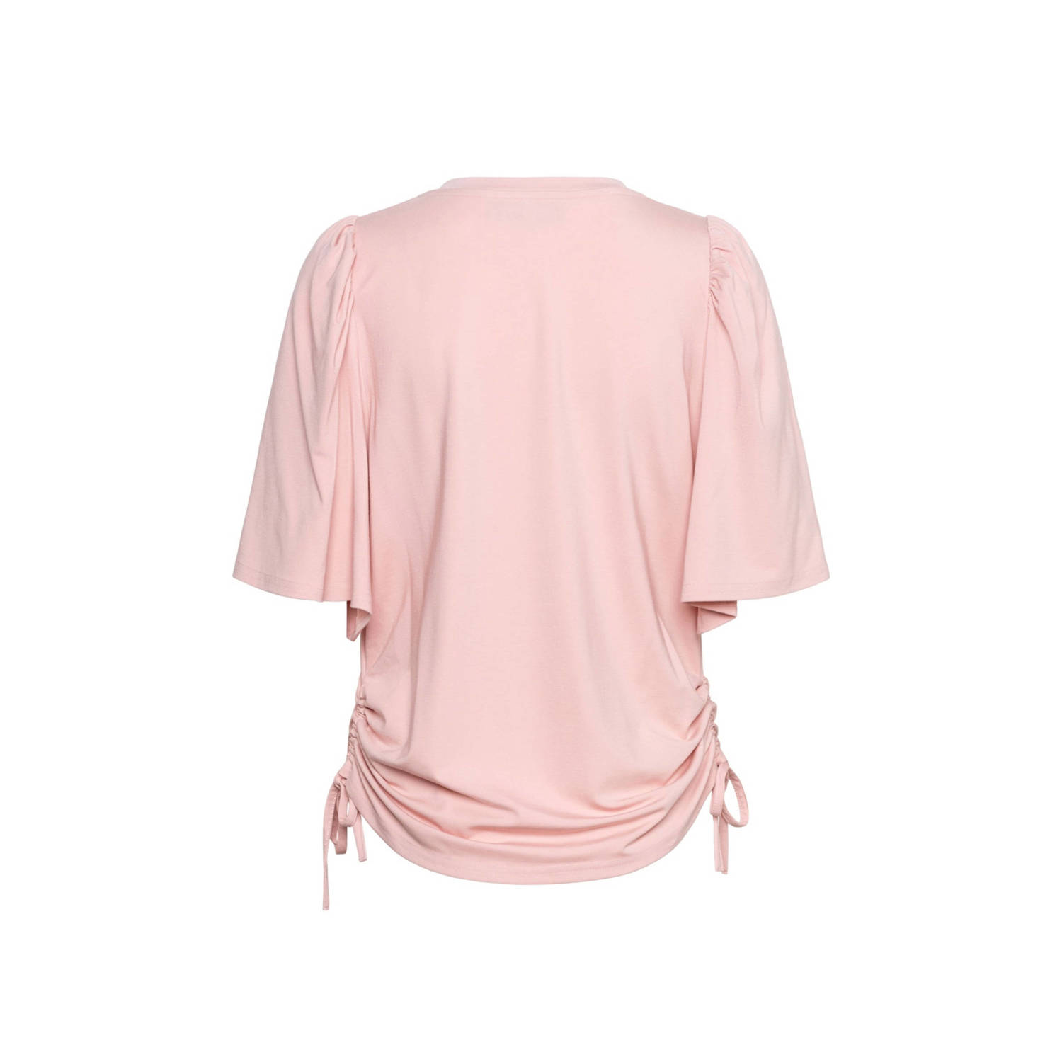 &Co Woman top lichtroze fijn gebreid
