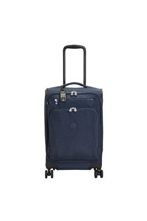 trolley New Youri 55 cm. donkerblauw