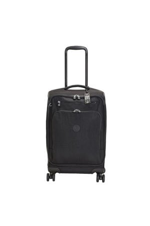trolley New Youri 55 cm. zwart
