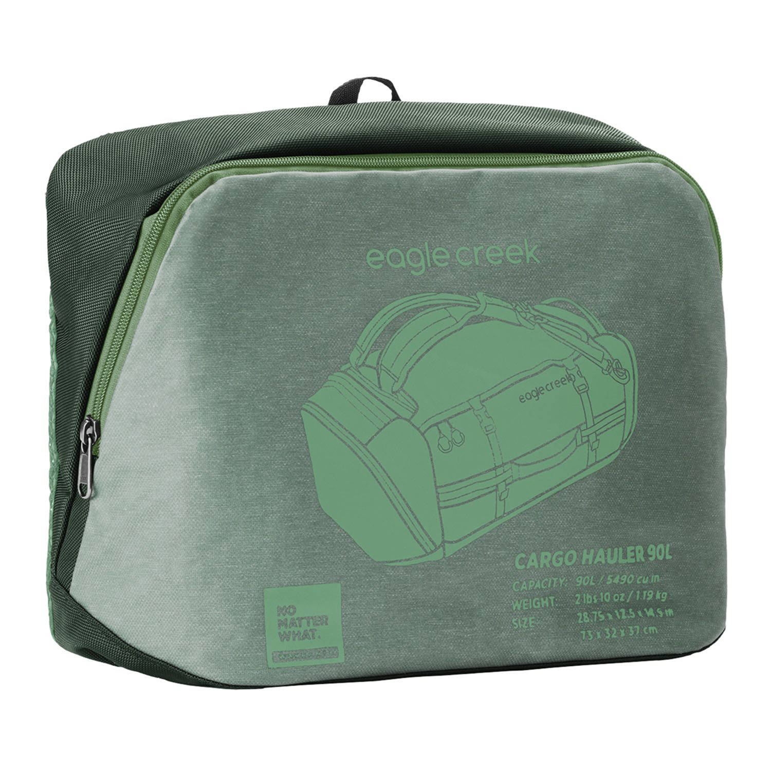 Eagle Creek reistas Cargo Hauler 90L groen