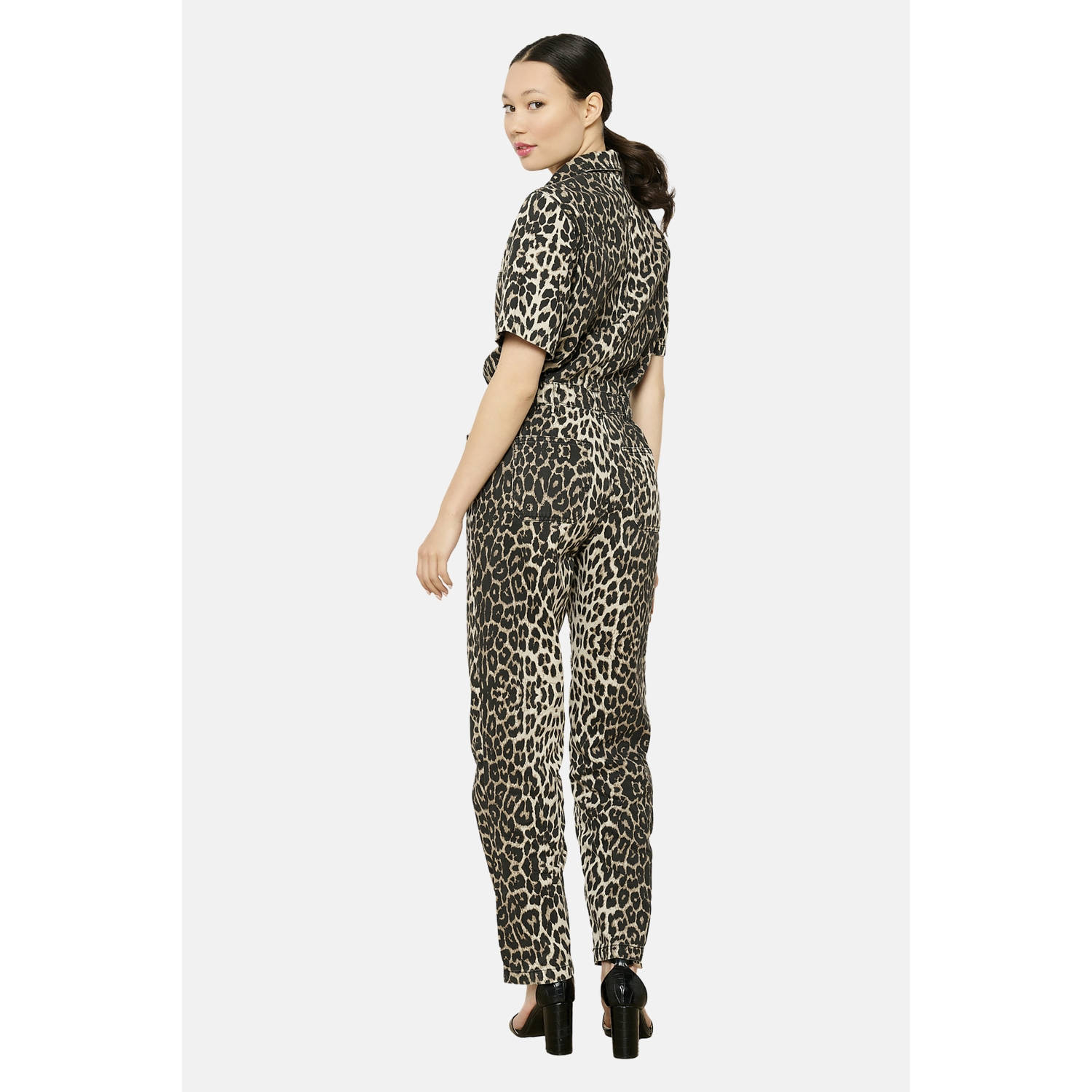 LOLALIZA denim jumpsuit beige