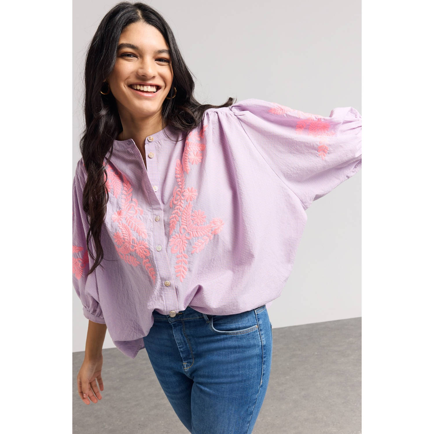 LOLALIZA blouse lila