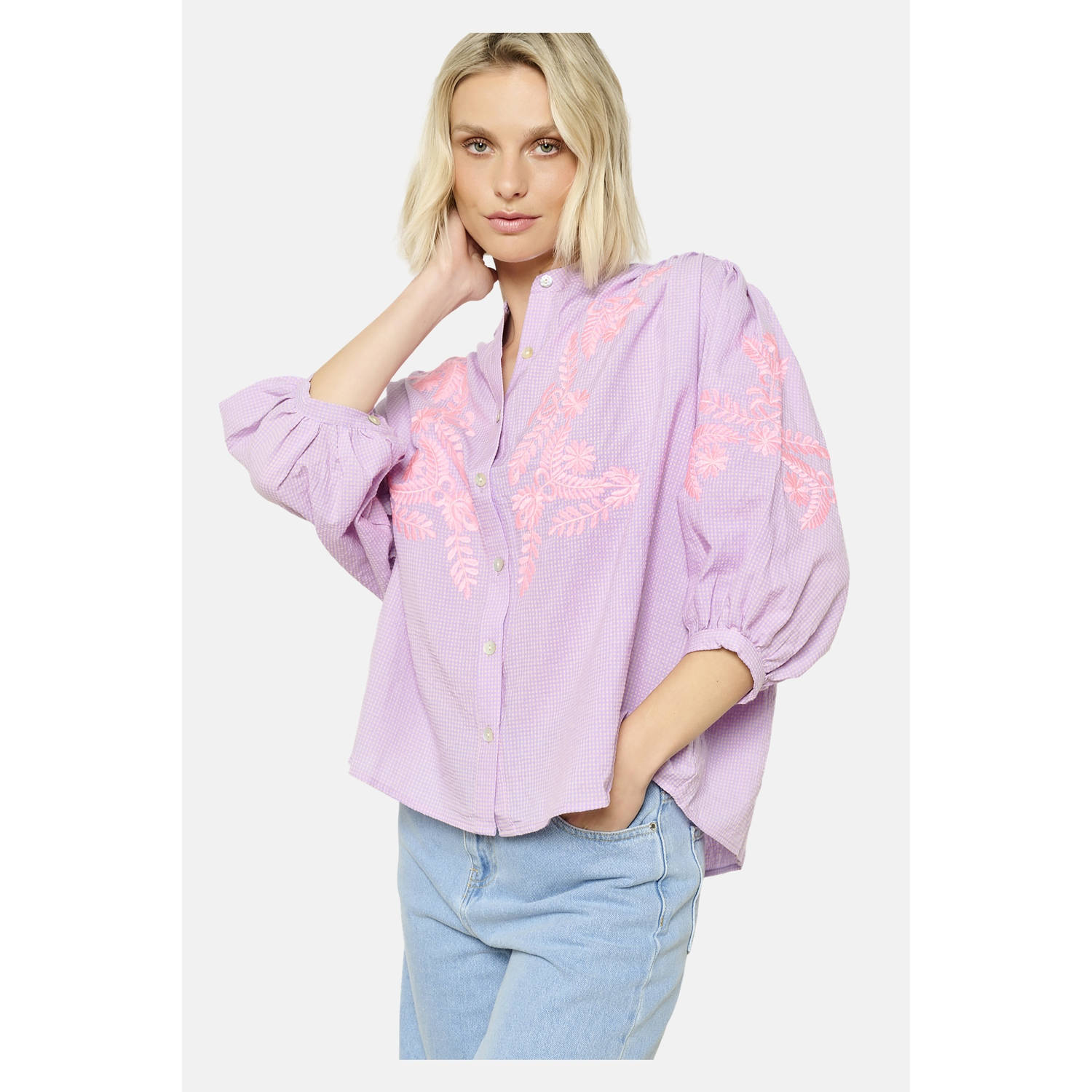 LOLALIZA blouse lila