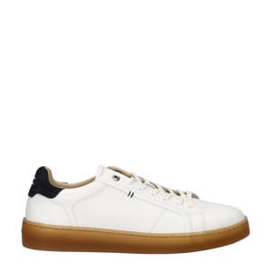 Wave leren sneakers wit