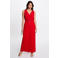 Morgan rood wide leg jumpsuit