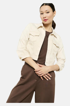 spijkerjas beige