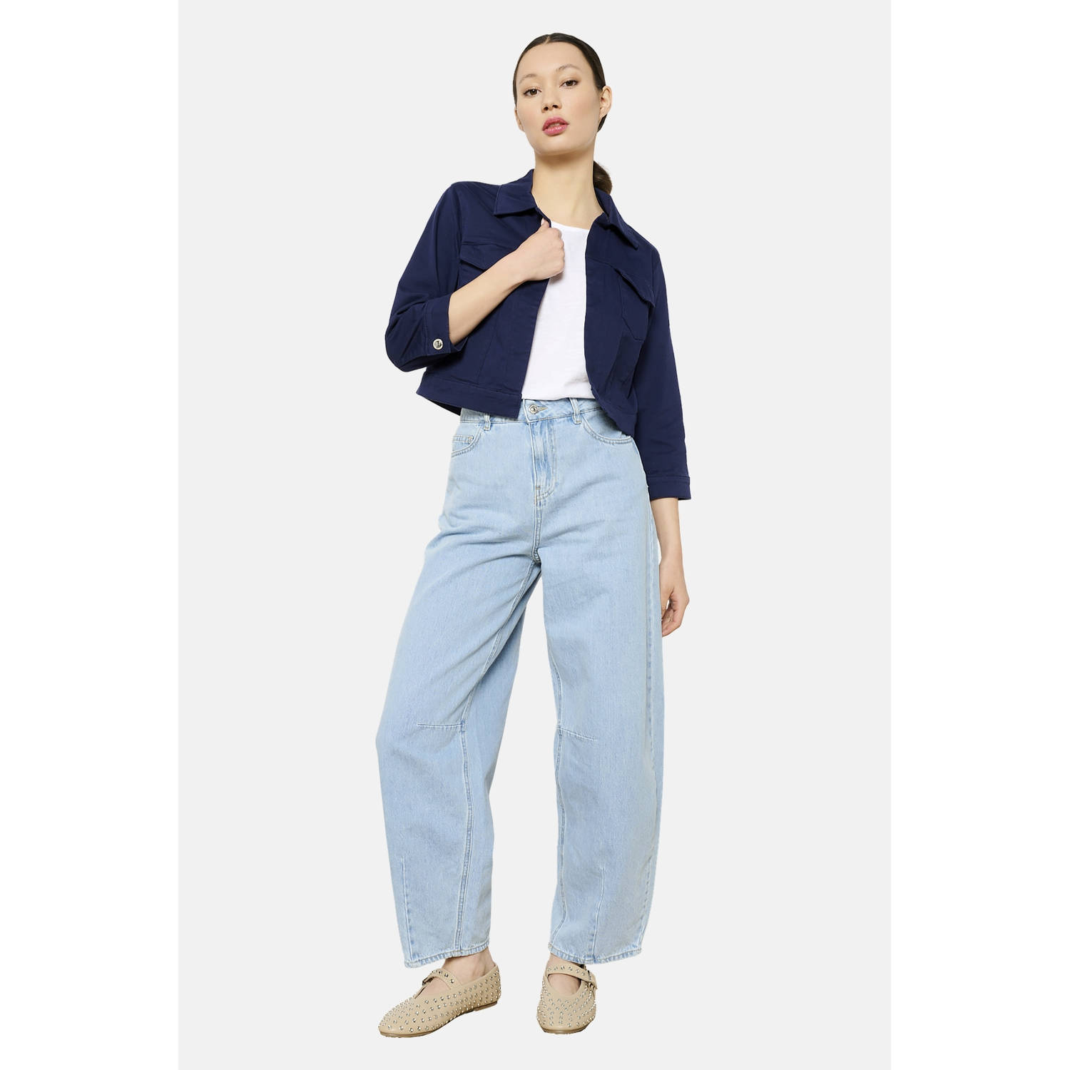 LOLALIZA spijkerjas donkerblauw