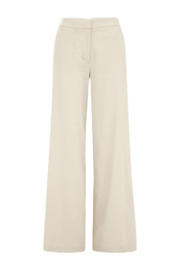 thumbnail: WE Fashion wide leg high waist pantalon beige