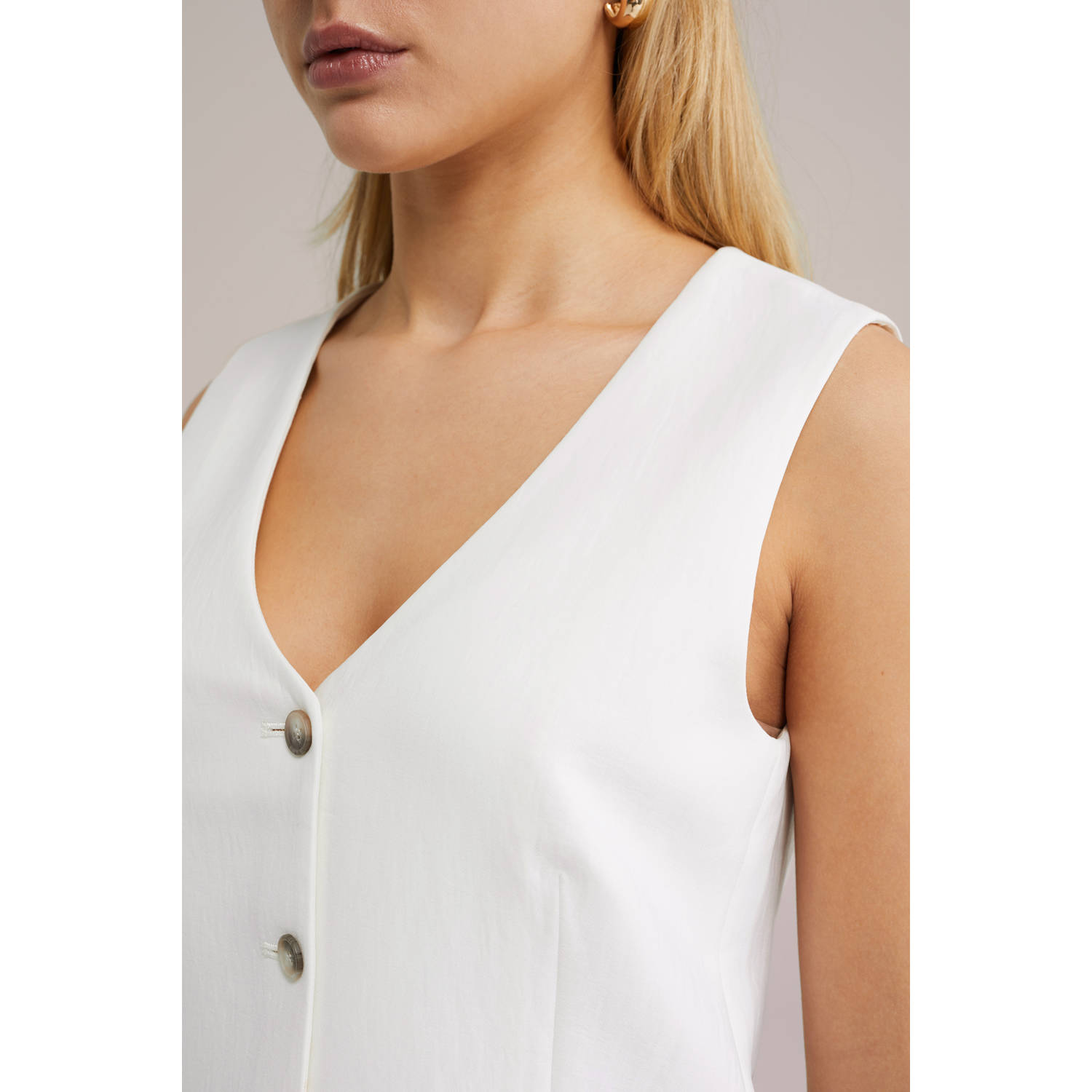 WE Fashion gilet wit