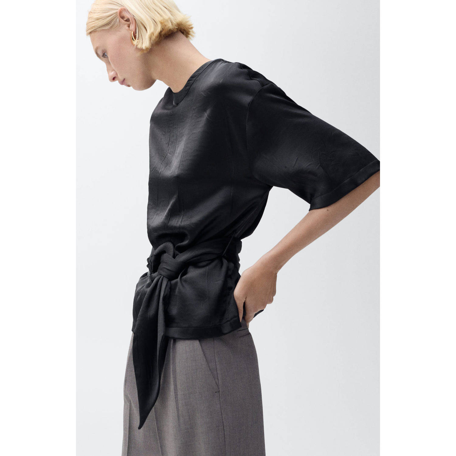 Mango top zwart
