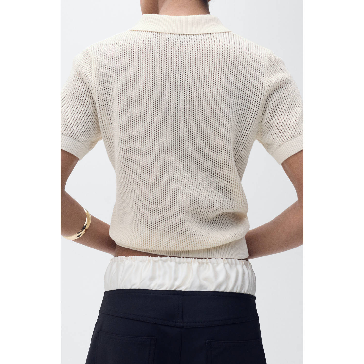 Mango top gebreid