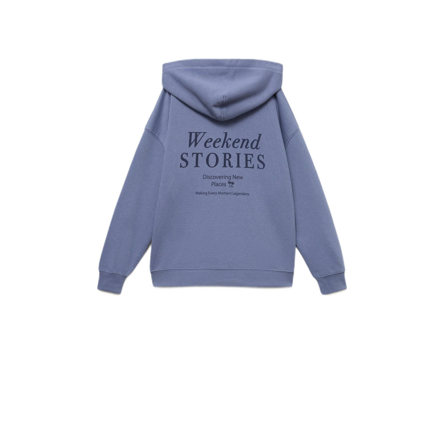 Mango Kids sweatvest blauw