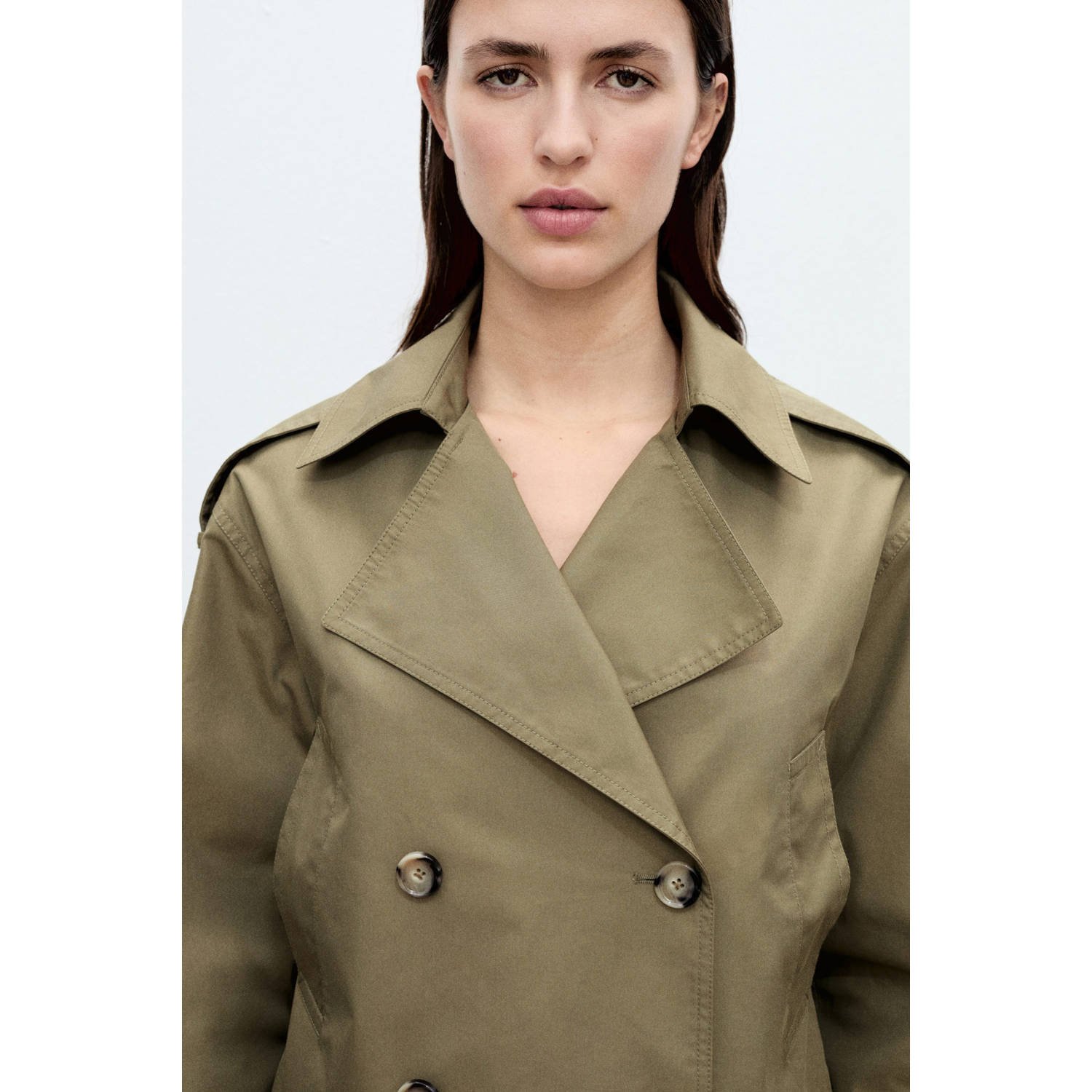 Mango trenchcoat kaki