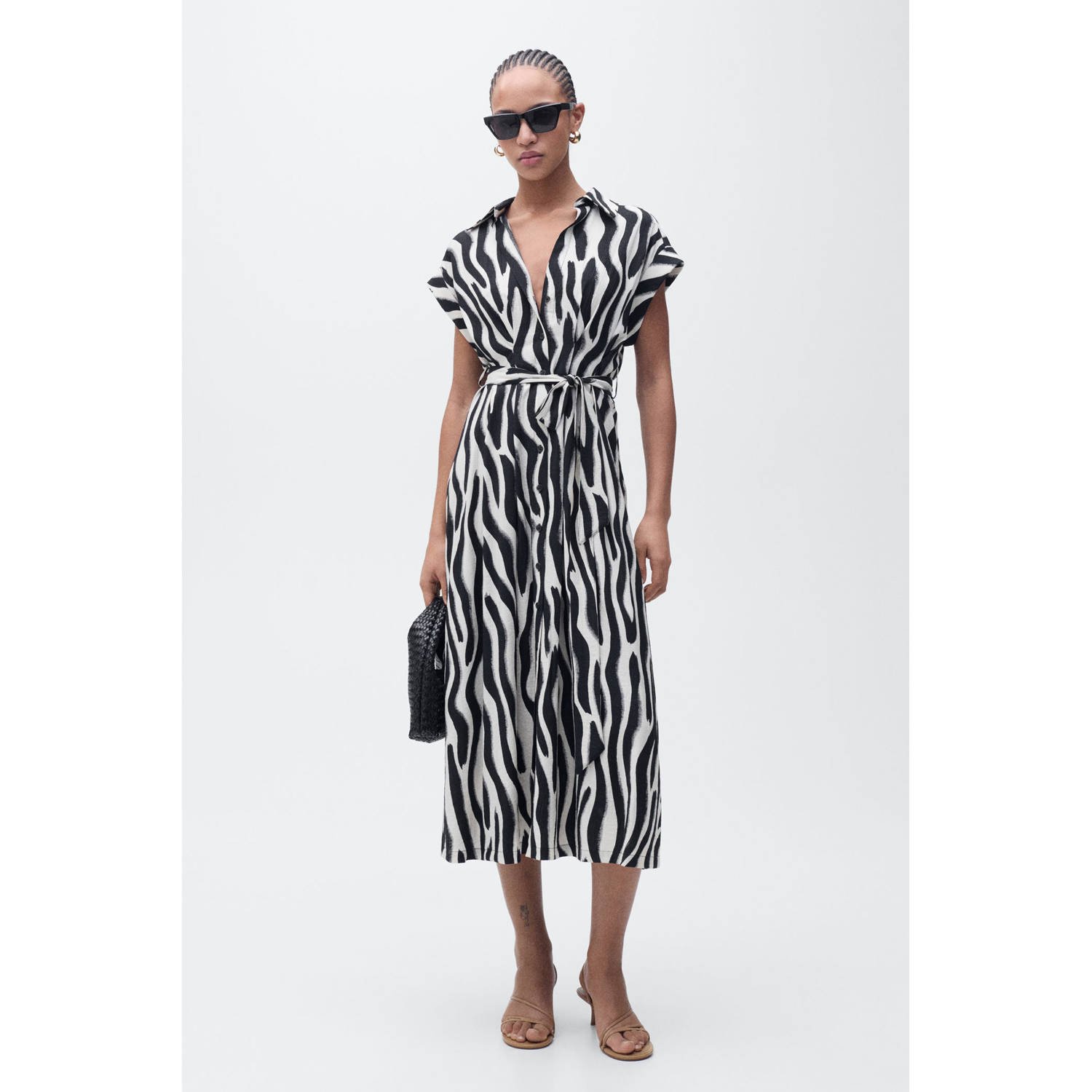 Mango blousejurk zwart