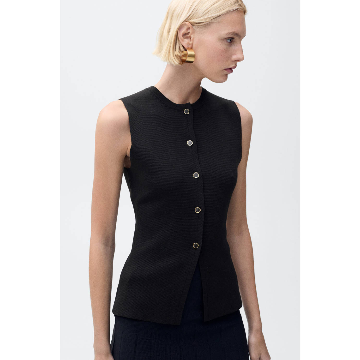 Mango top zwart