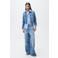 Mango spijkerjas medium blue denim